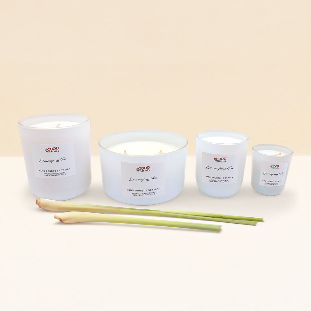 Soy Wax Candle in Lemongrass Home And Living