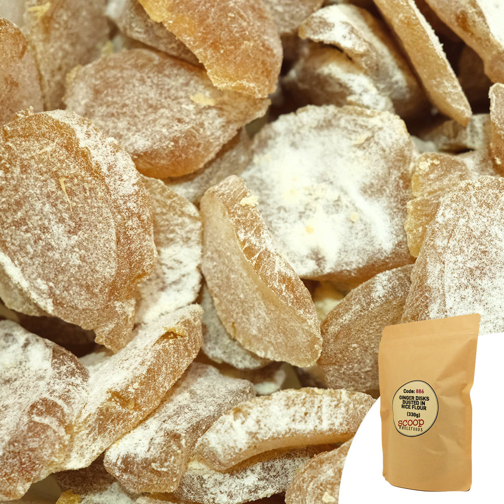 Ginger Disks In Rice Flour Pouch 330G Snacks