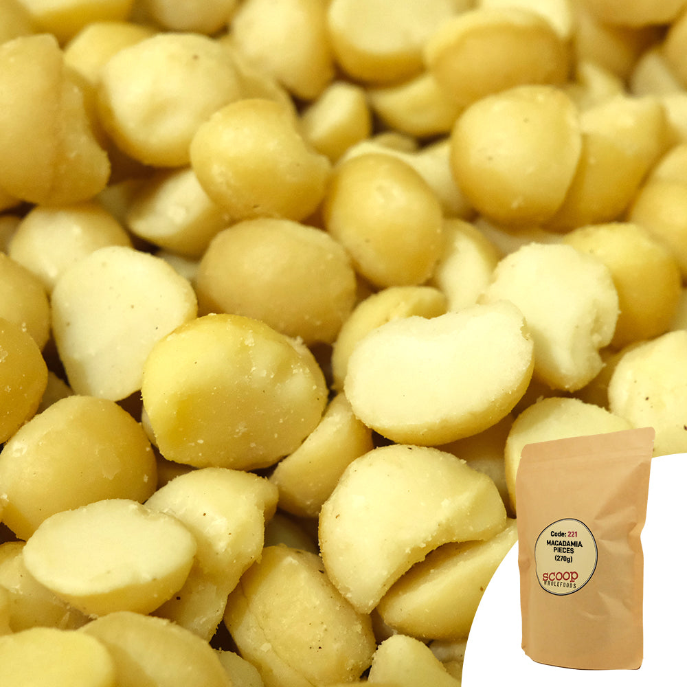 Macadamia Pieces Pouch 270G Snacks