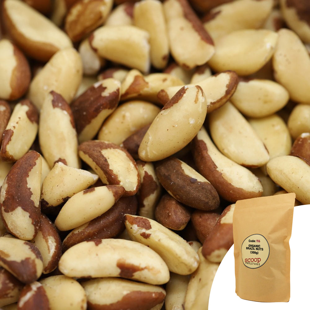 Organic Brazil Nuts Pouch 300G Snacks