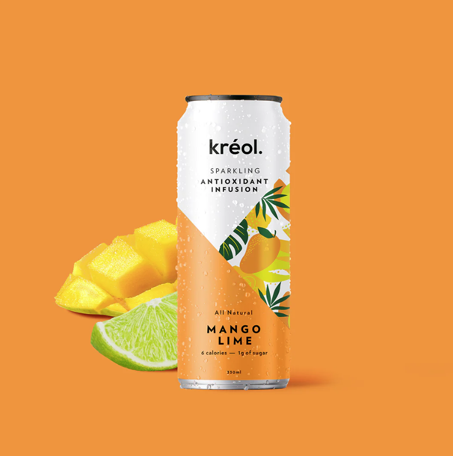 Kreol Antioxidant Infusion Mango Lime 330ml Drinks And Juices
