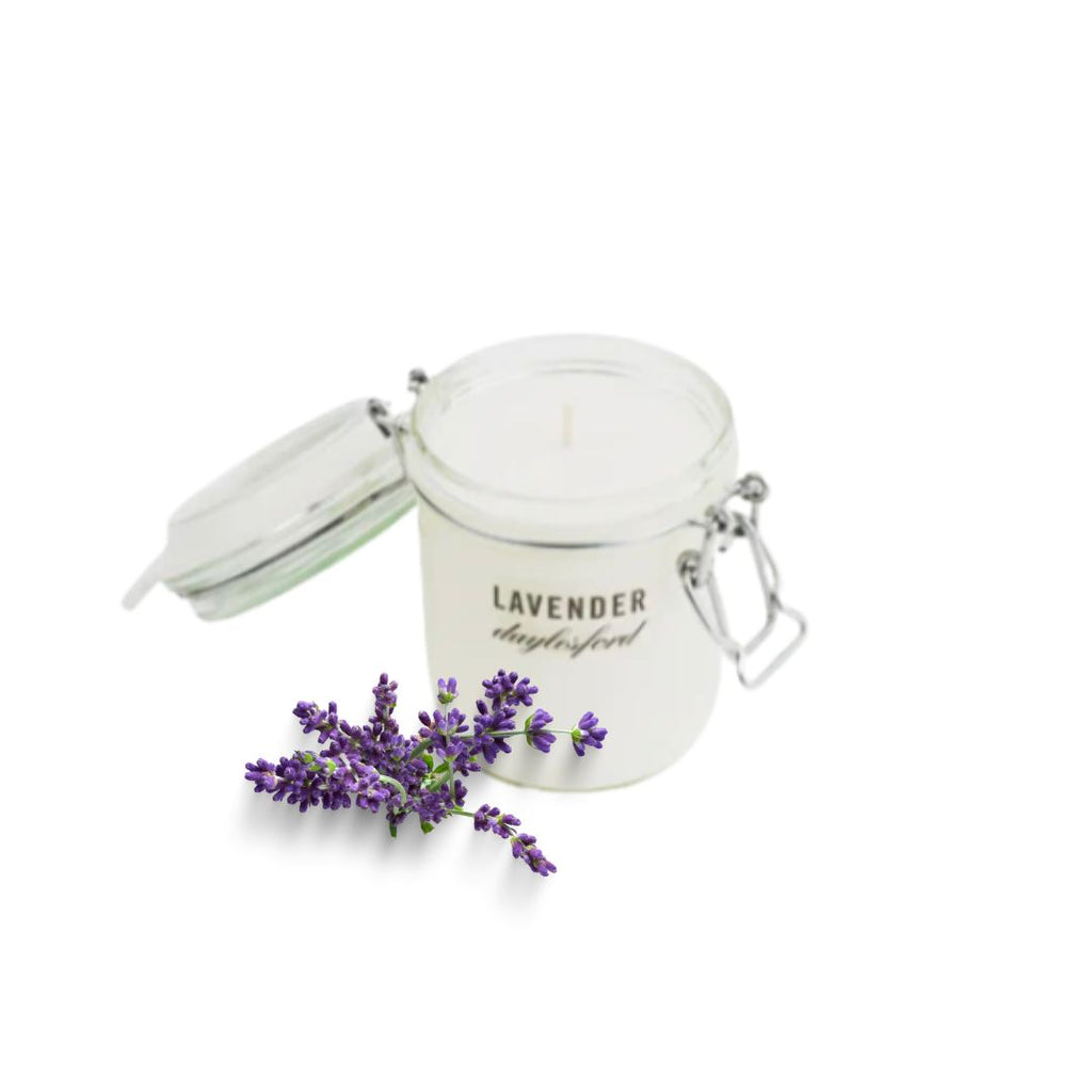 Organic Botanical Lavender Candle Sml