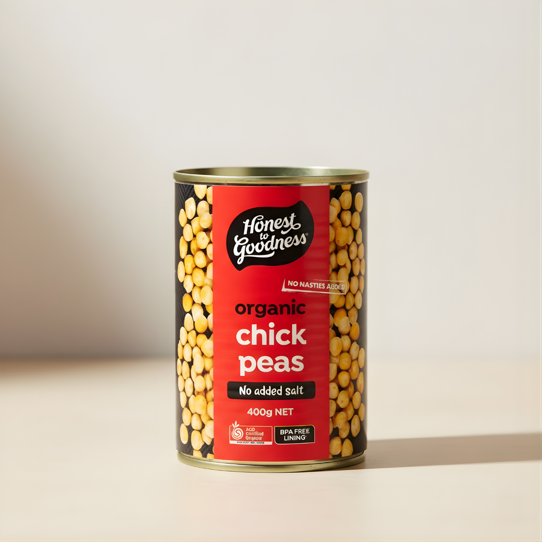 Organic Chickpeas In Water 400G