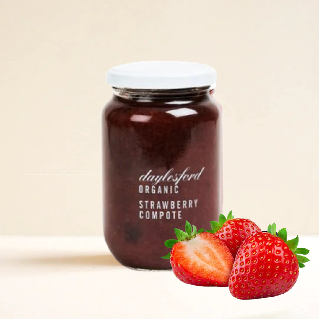 Daylesford Organic Strawberry Compote 385G Jam And Spread