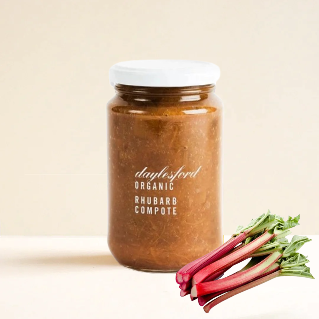 Daylesford Organic Rhubarb Compote 385G Jam And Spread