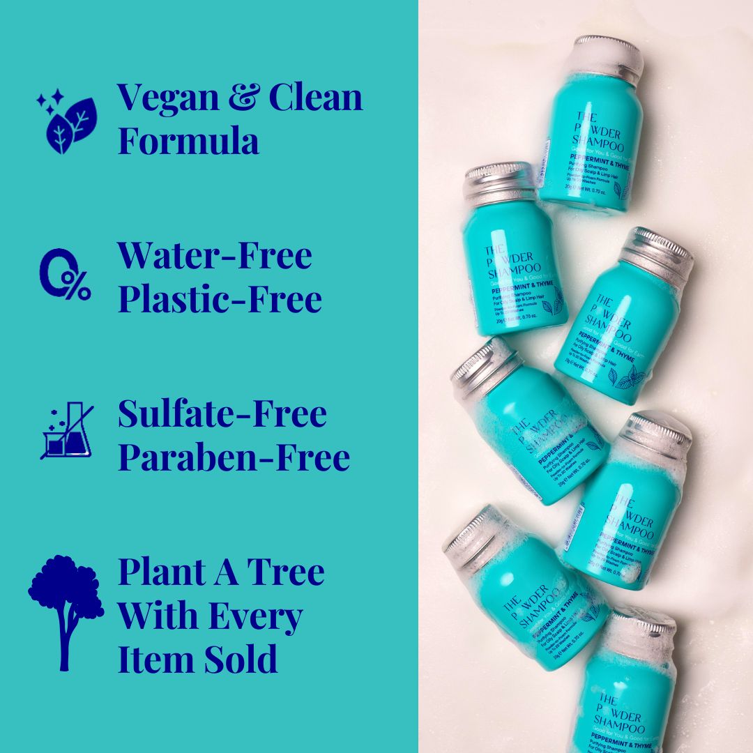 The Powder Shampoo Purifying & Regulating Shampoo (Thyme & Mint) Beauty And Bath