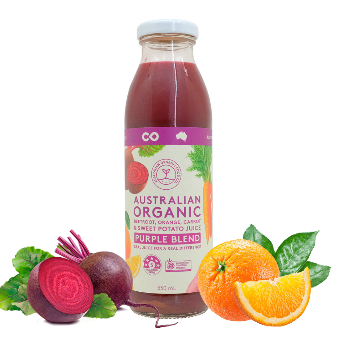 Purple Blend Organic Juice 350Ml Drinks And Juices