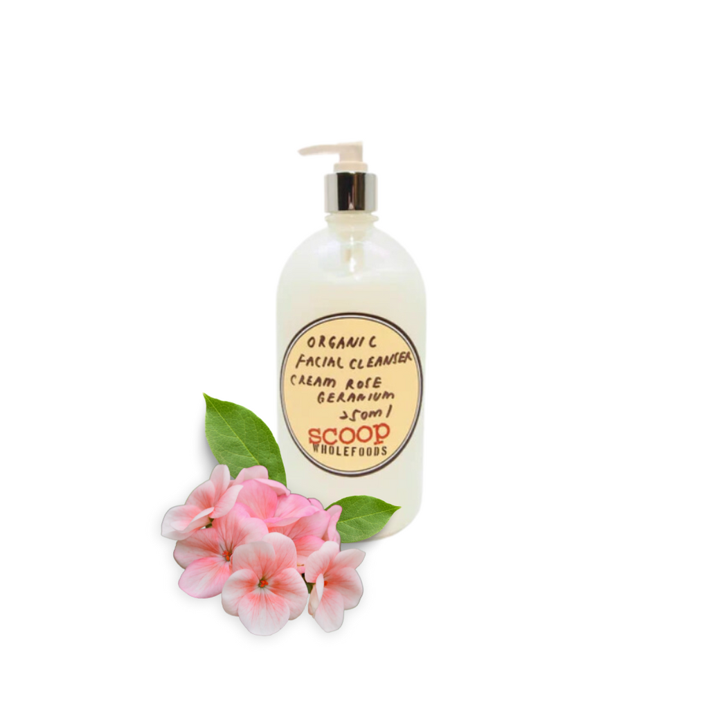 Organic Rose Geranium Facial Cleanser Cream 250ML