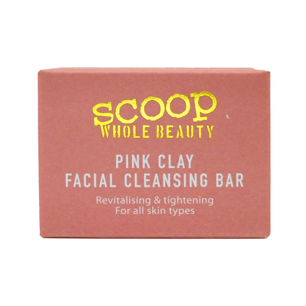 Facial Bar Pink Clay 90G Soap Beauty And Bath