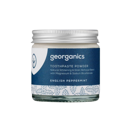 Georganics Whitening Toothpowder English Peppermint 60ML