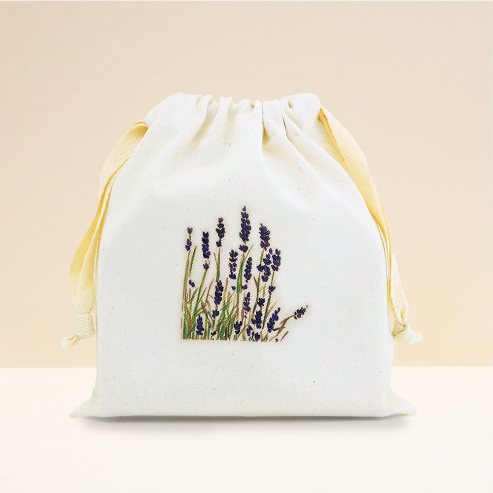 Drawstring  Bag Lavender Fields Cute Bag