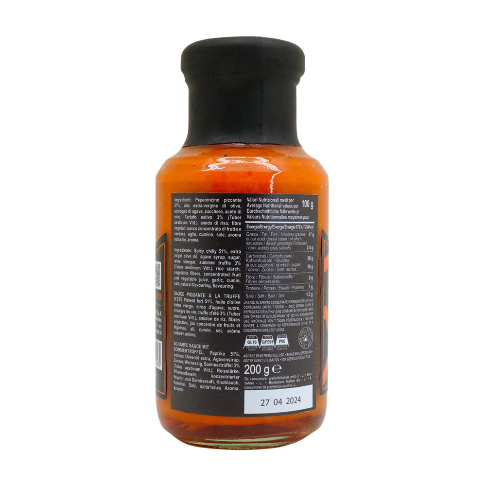 Giuliano Tartufi Spicy Sauce with Summer Truffle 200G Sauce And Paste