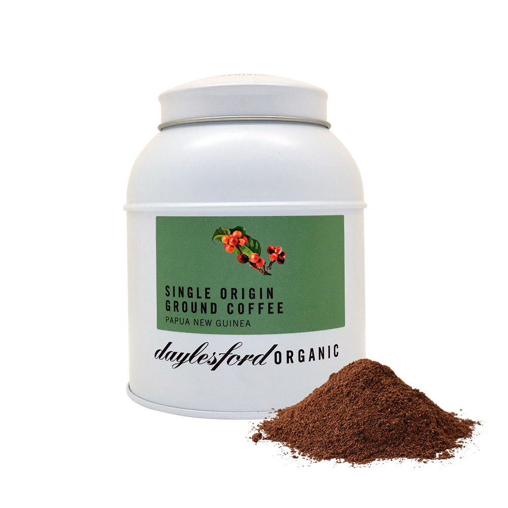 Organic Papua New Guinea Coffee Grd Tin
