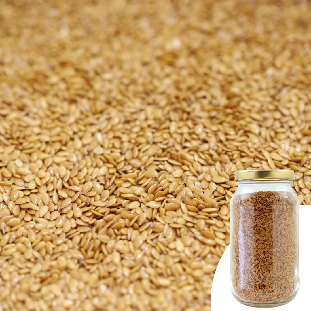 Organic Golden Flaxseeds 334G Nuts And Seeds