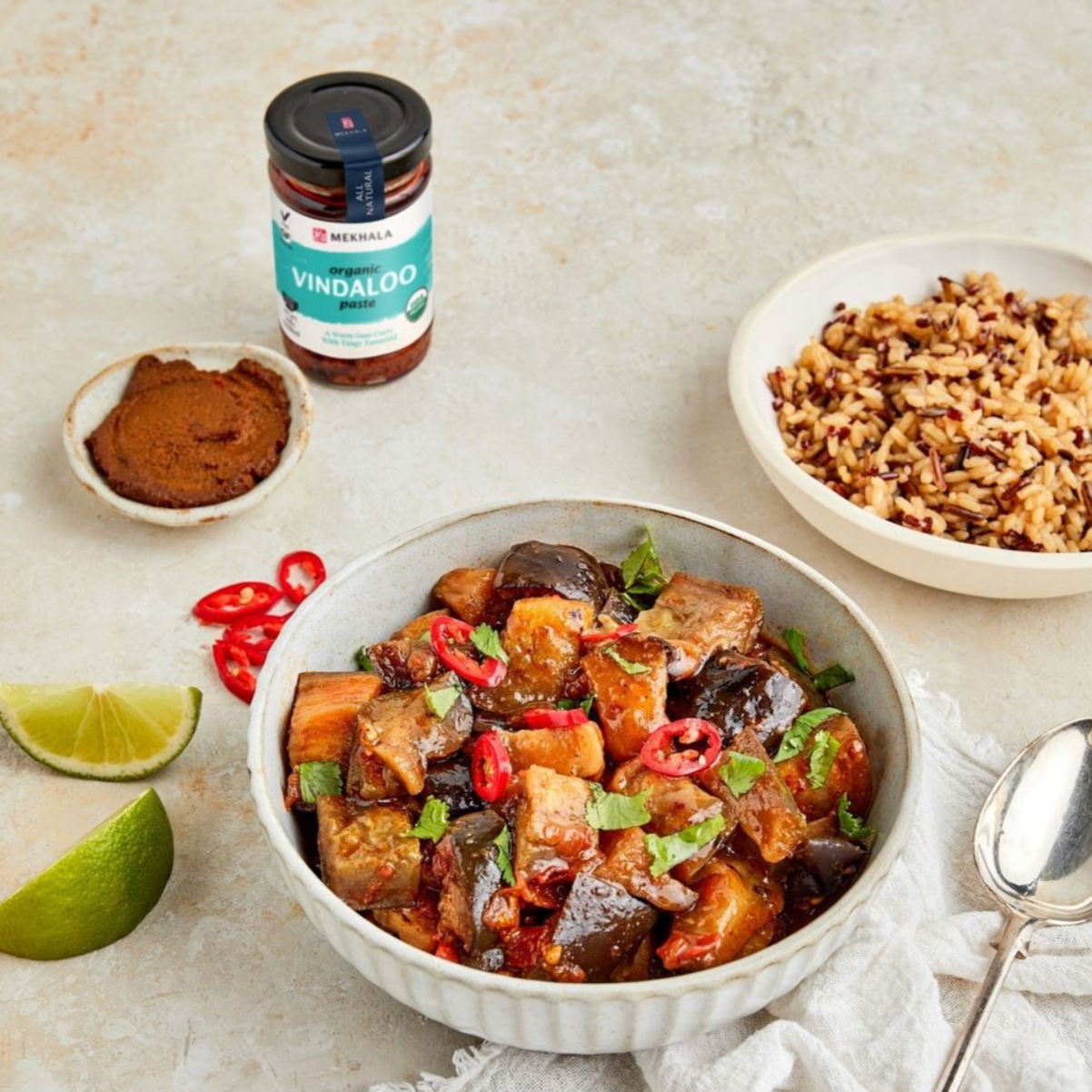 Mekhala Organic Vindaloo Paste 100Gm Sauce And Paste