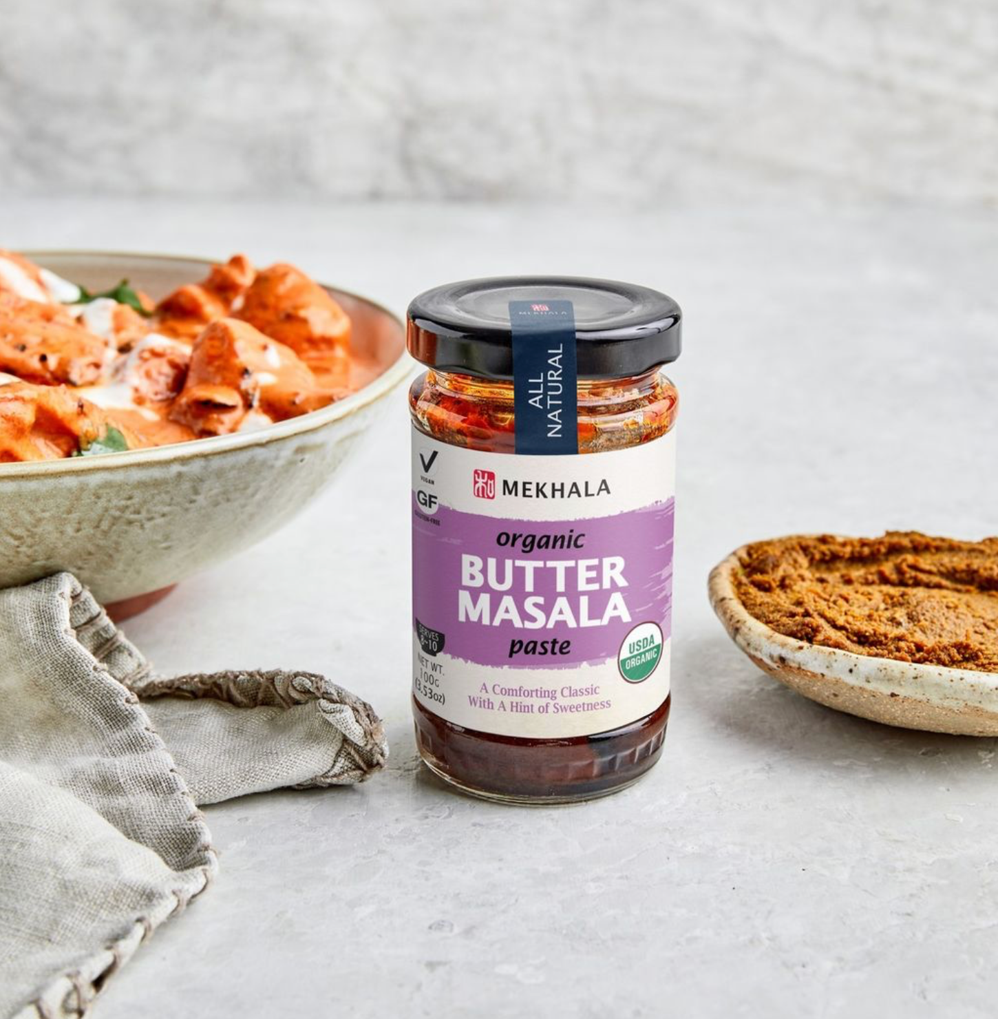 Mekhala Organic Butter Masala Paste 100G Sauce And Paste