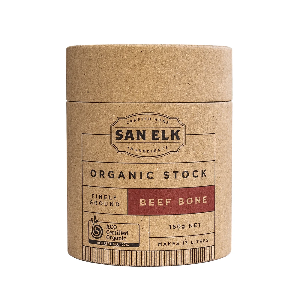 San Elk Organic Beef Bone Stock Ground 160G Seasonings And Condiments