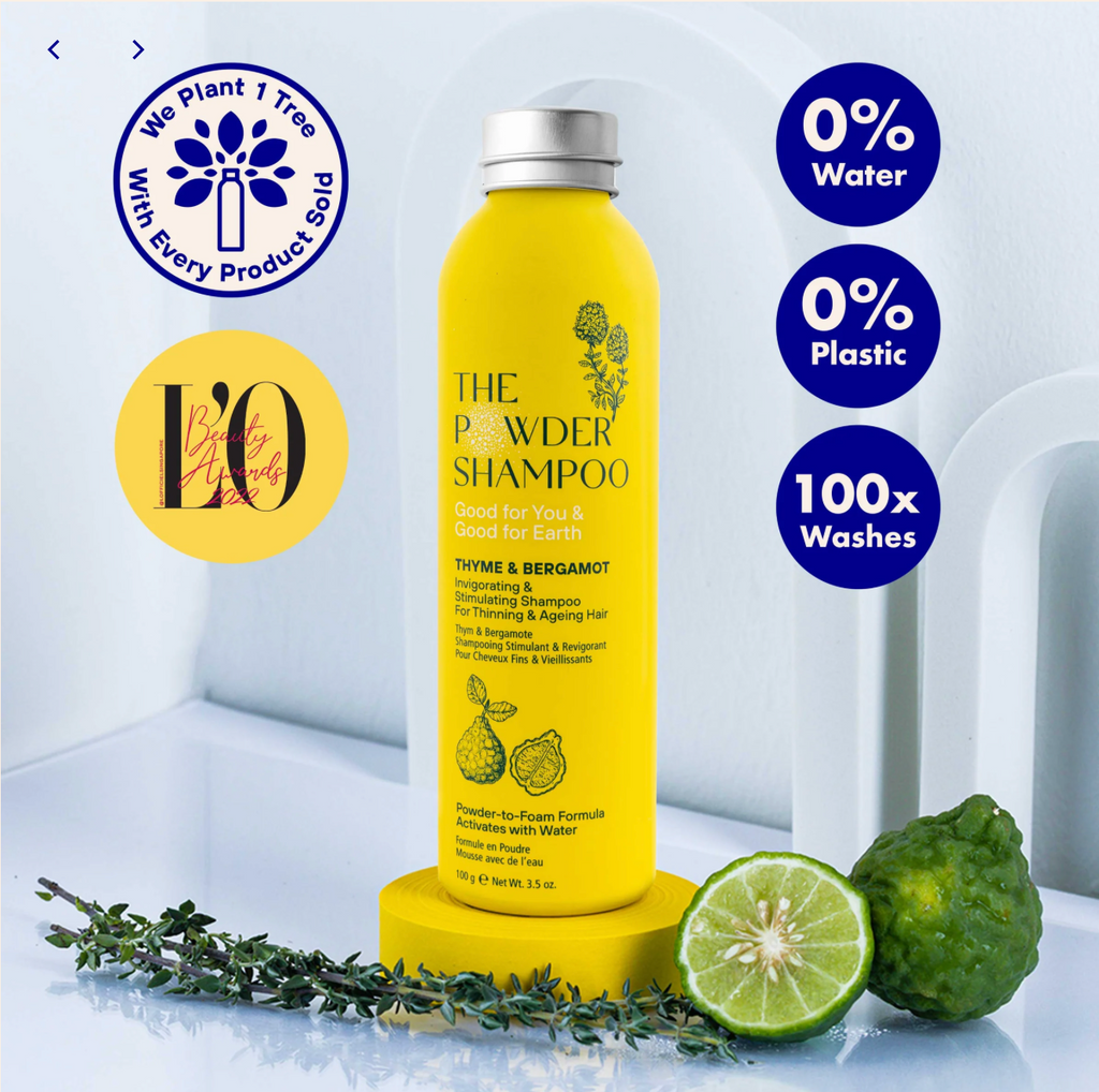 The Powder Shampoo Invigorating & Stimulating Shampoo (Thyme & Bergamot) 100G