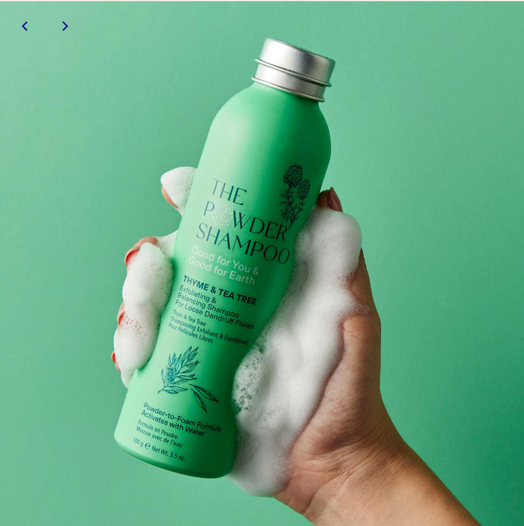 The Powder Shampoo Exfoliating & Balancing Shampoo (Thyme & Tea Tree) 100G