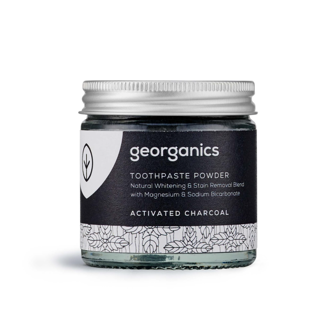 Georganics Whitening Toothpowder Activated Charcoal 60ML Beauty And Bath