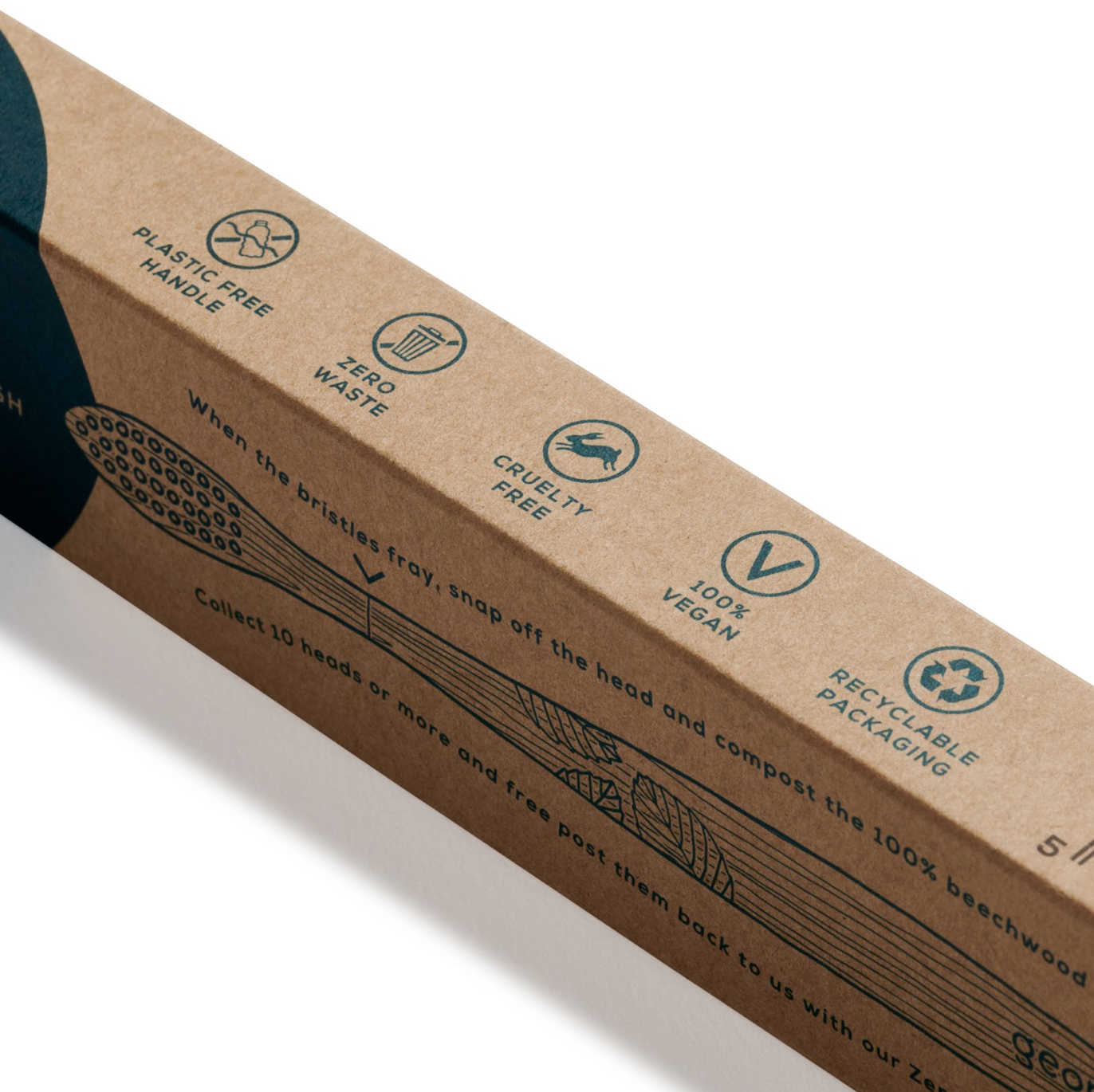 Georganics Beechwood Toothbrush Firm Beauty And Bath