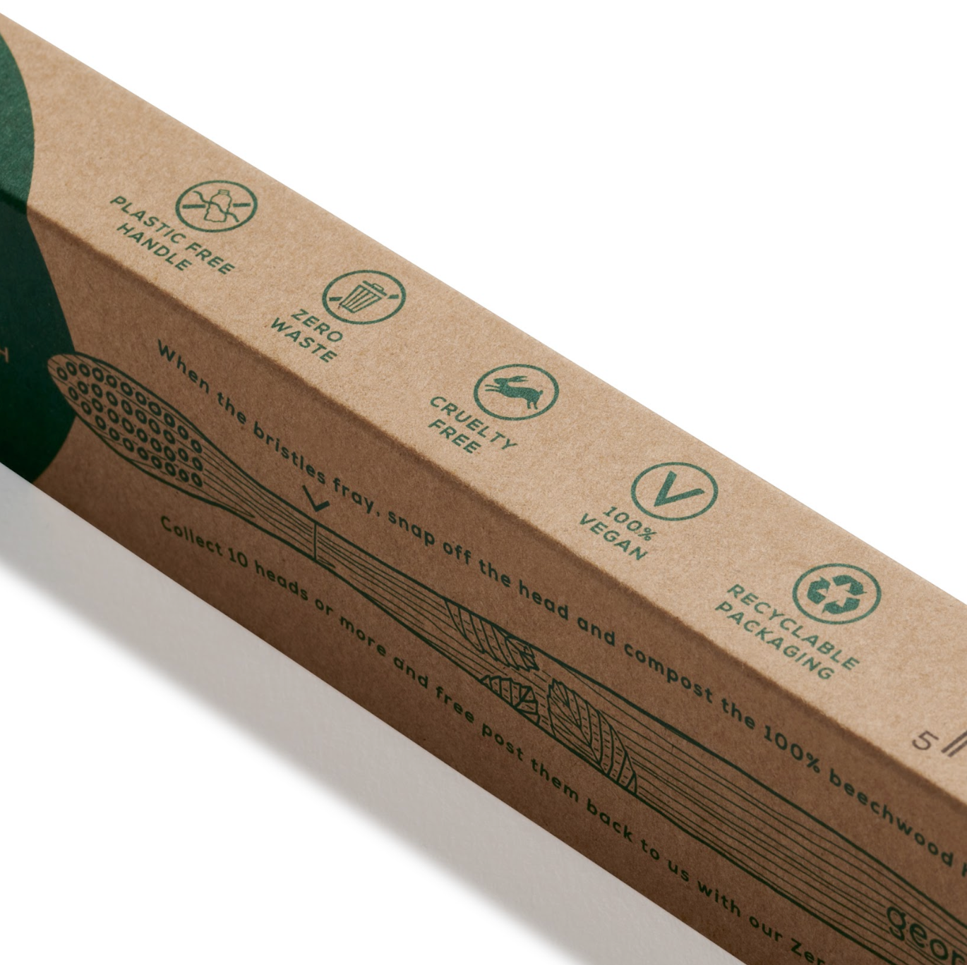 Georganics Beechwood Toothbrush Medium Beauty And Bath