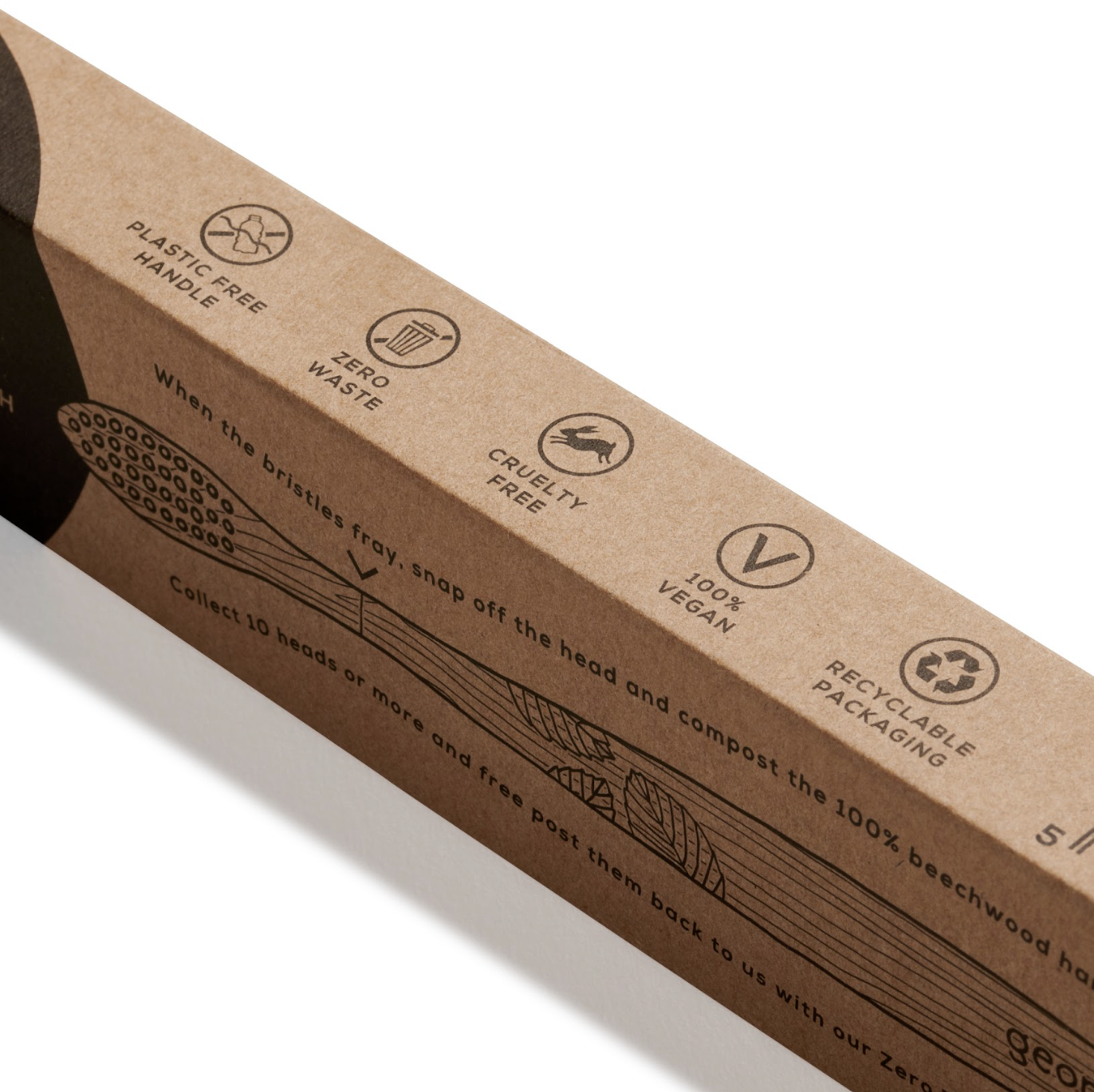 Georganics Beechwood Toothbrush Soft Beauty And Bath