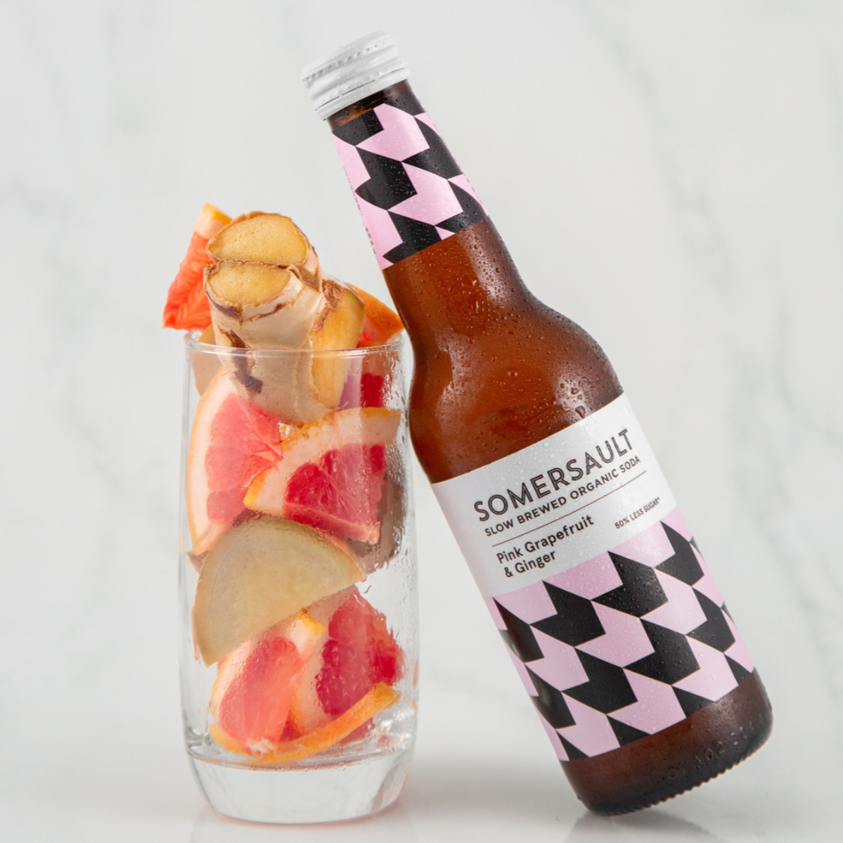 Somersault Pink Grapefruit & Ginger 330ML Drinks And Juices