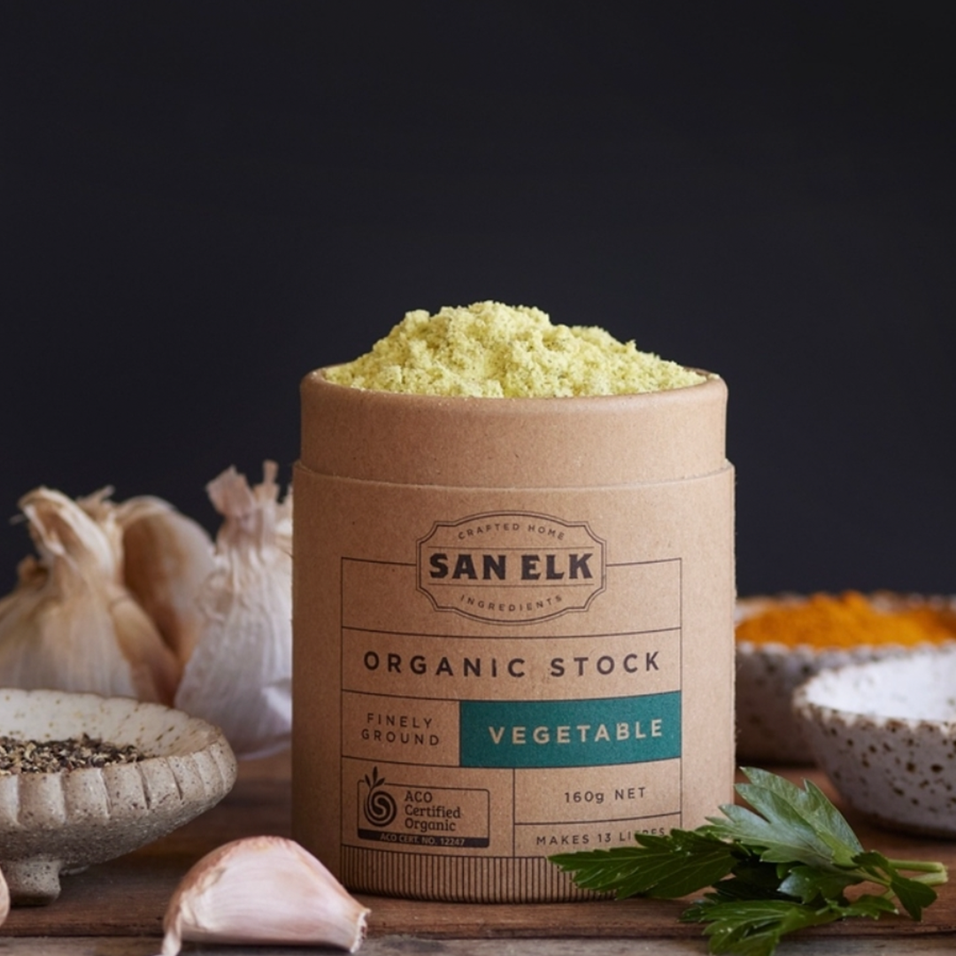 San Elk Vegetable Stock Ground 160G Seasonings And Condiments