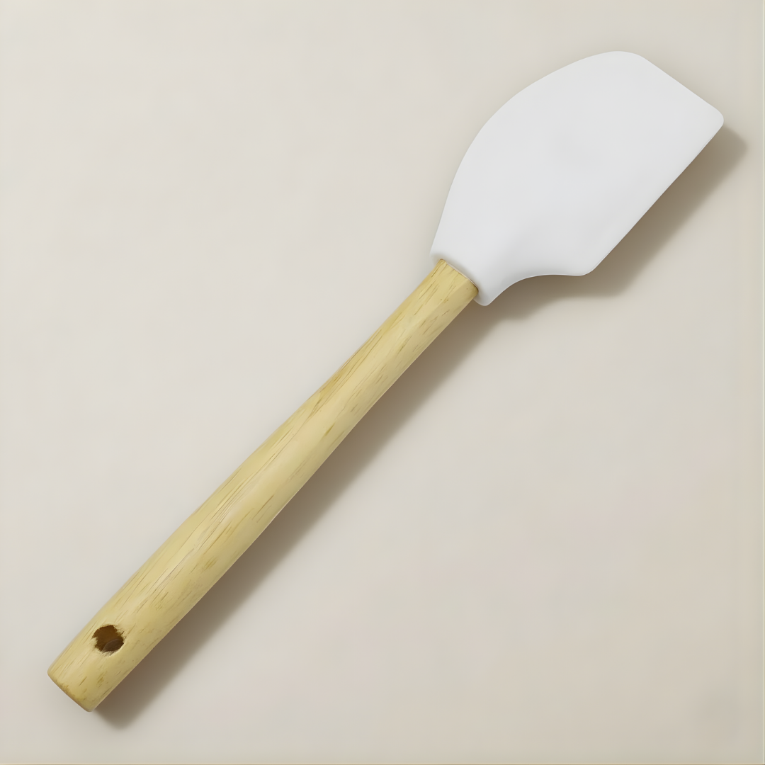 Silicone And Wood Spatula