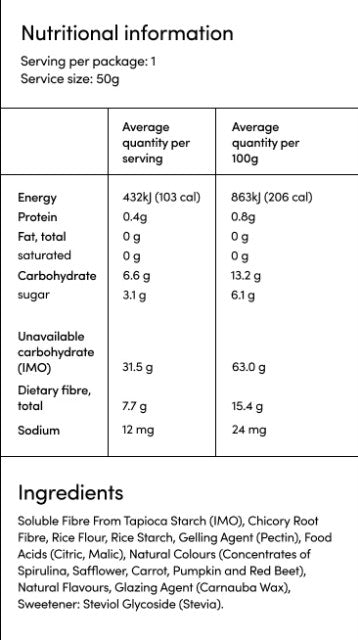 Sour Vegan Gummy Bears 110G Superfood