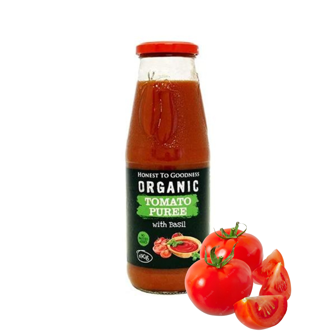 Organic Tomato Puree 690G Sauce And Paste