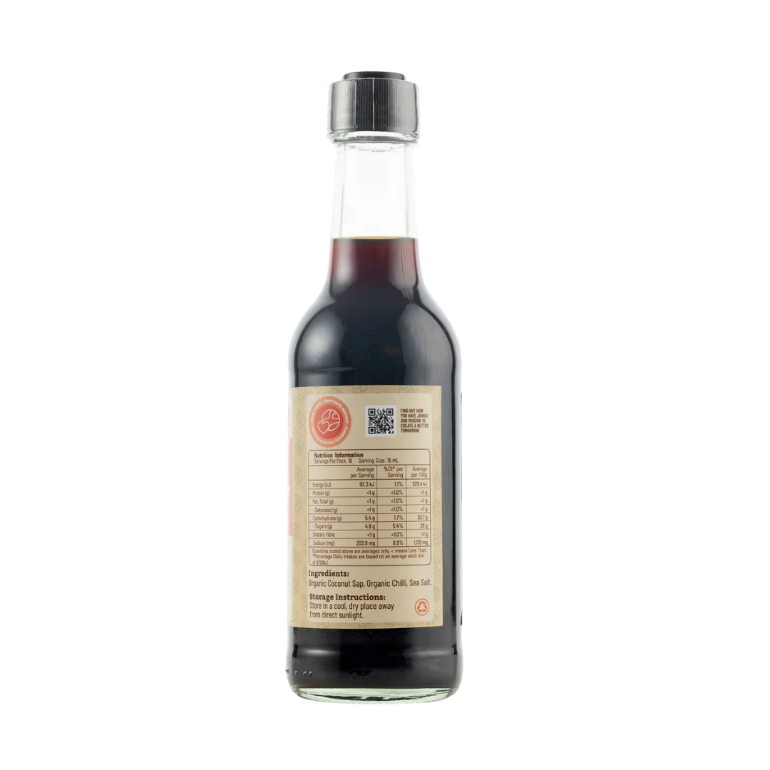 Topwil Organic Coconut Amino Sauce Sweet Chilli 250Ml