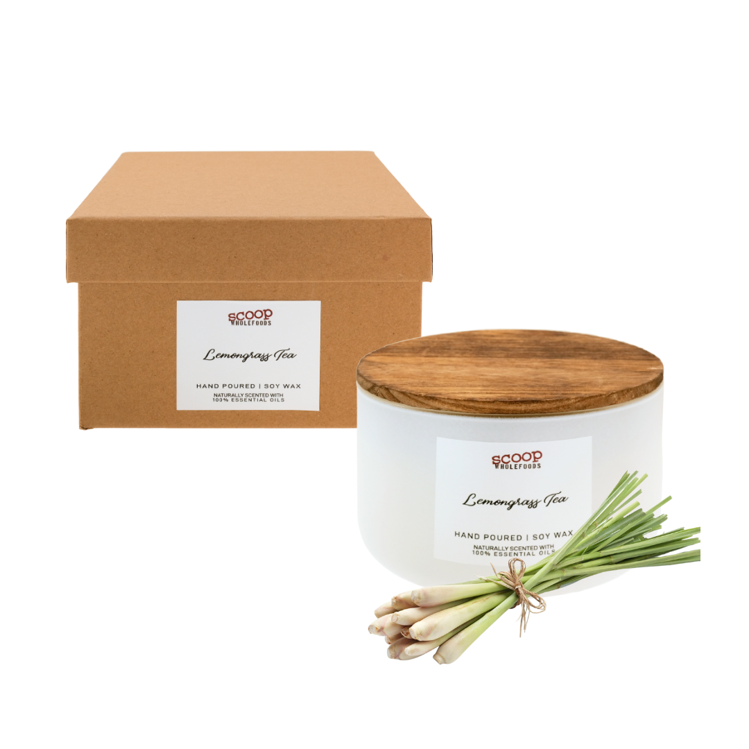 Soy Wax Candle in Lemongrass Home And Living