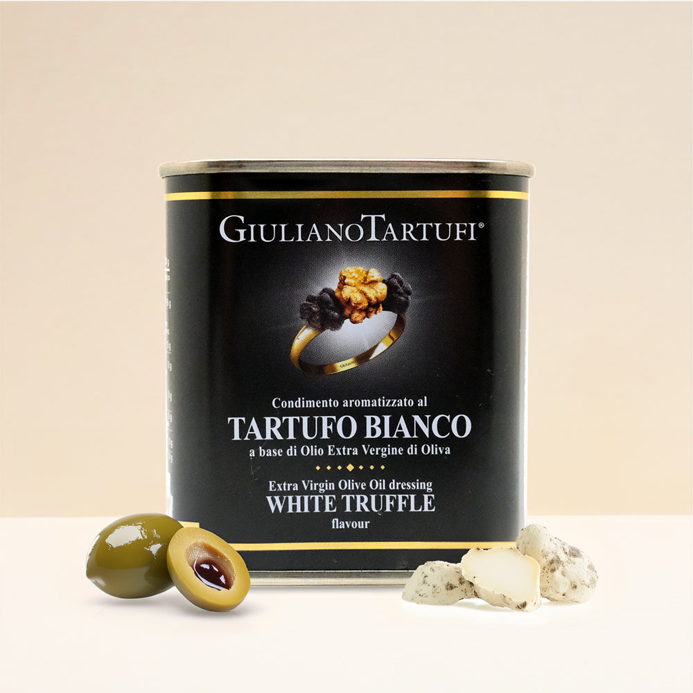 Giuliano Tartufi Extra Virgin Olive Oil Dressing-White Truffle Flav 175ML Oils And Vinegar