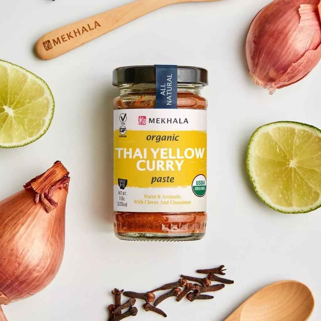 Thai Yellow Curry Paste 100Gm Sauce And Paste