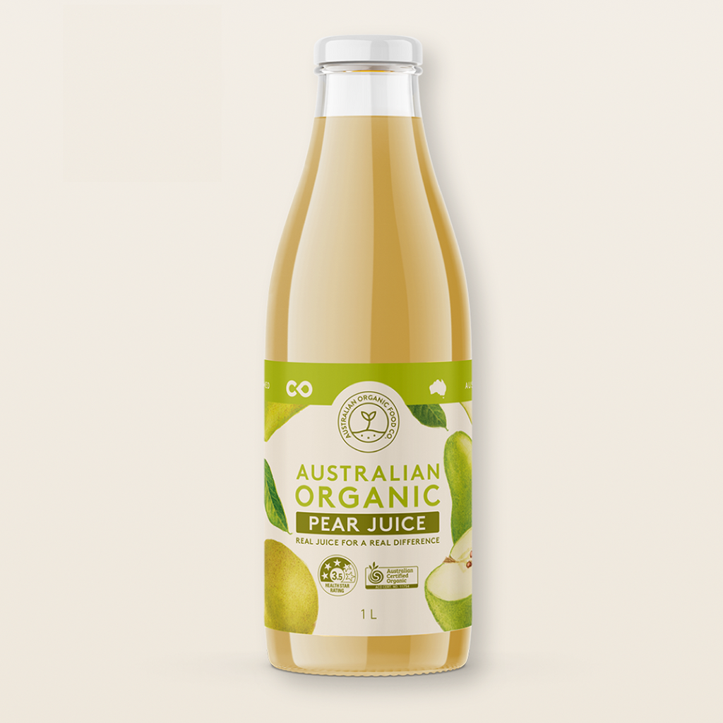Pear Large 1L 100% Australian Organic