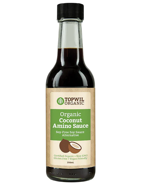 Topwil Organic Coconut Amino Sauce Soy-Free 250Ml