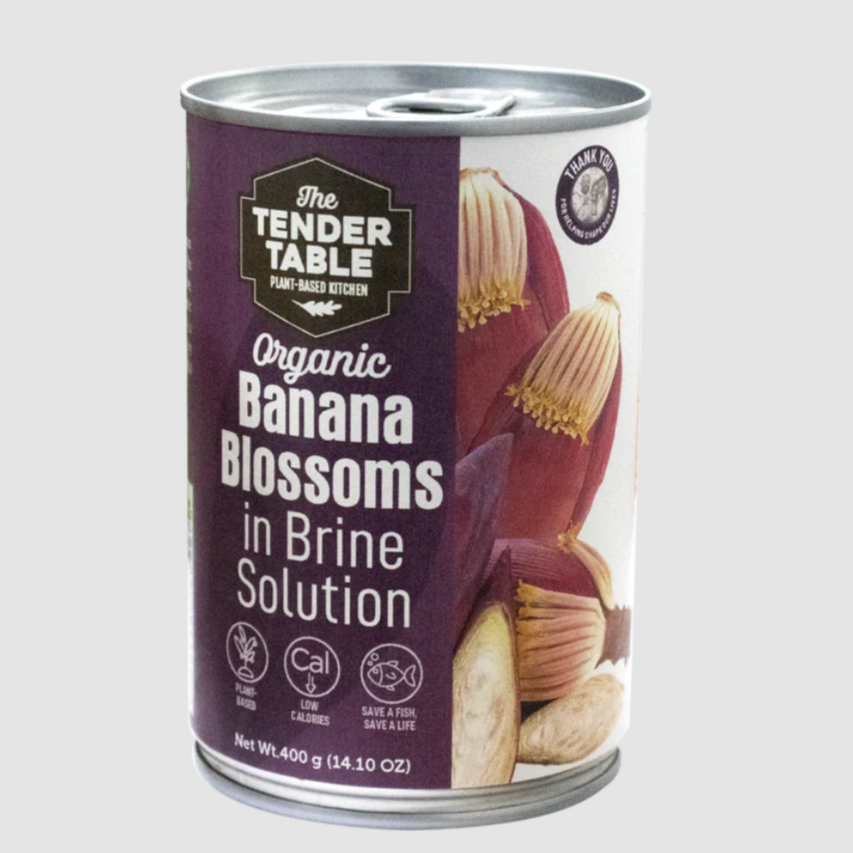 The Tender Table Organic Banana Blossoms (In Brine Solution) 400G