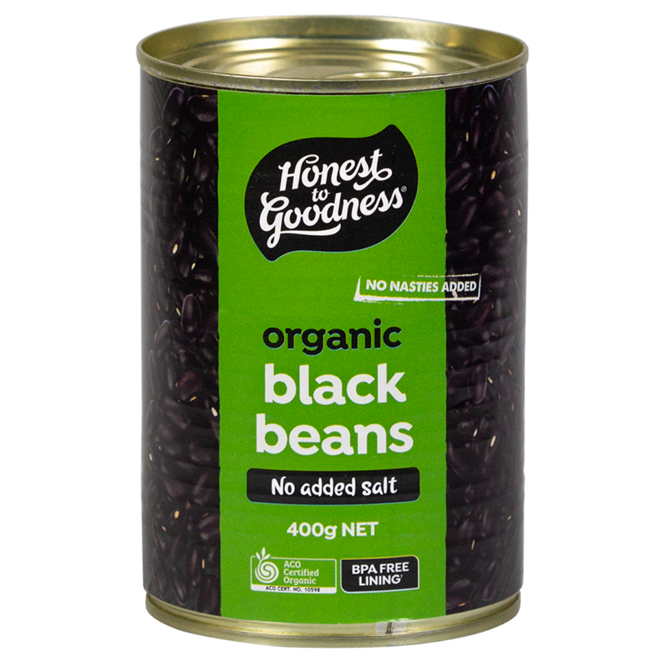 Organic Black Beans In Water 400G Canned Food