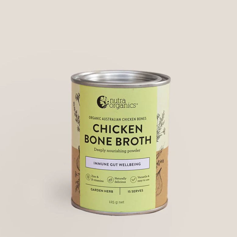 Chicken Bone Broth Powder - Garden Herb 125G