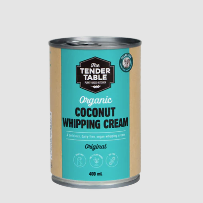 The Tender Table Organic Coconut Whipping Cream Original 400Ml | Scoop ...