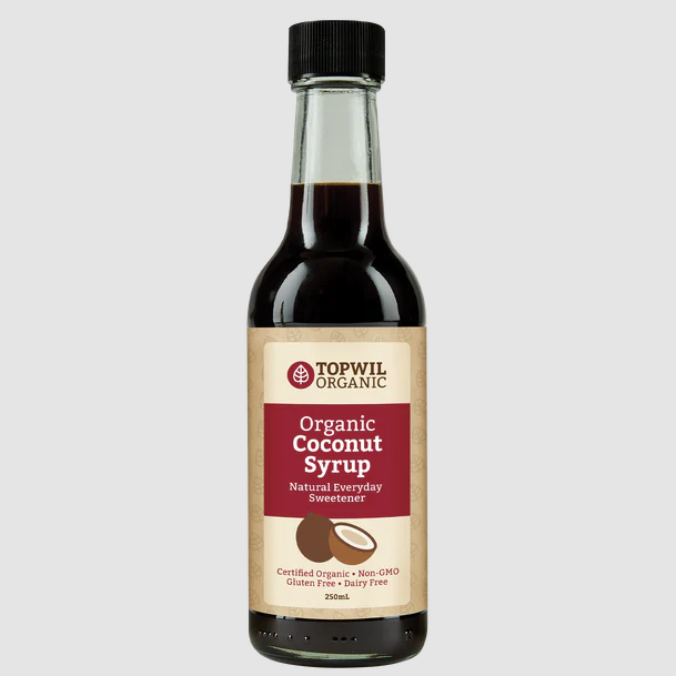 Topwil Organic Coconut Syrup Natural Everyday Sweetener 250Ml Sauce And Paste