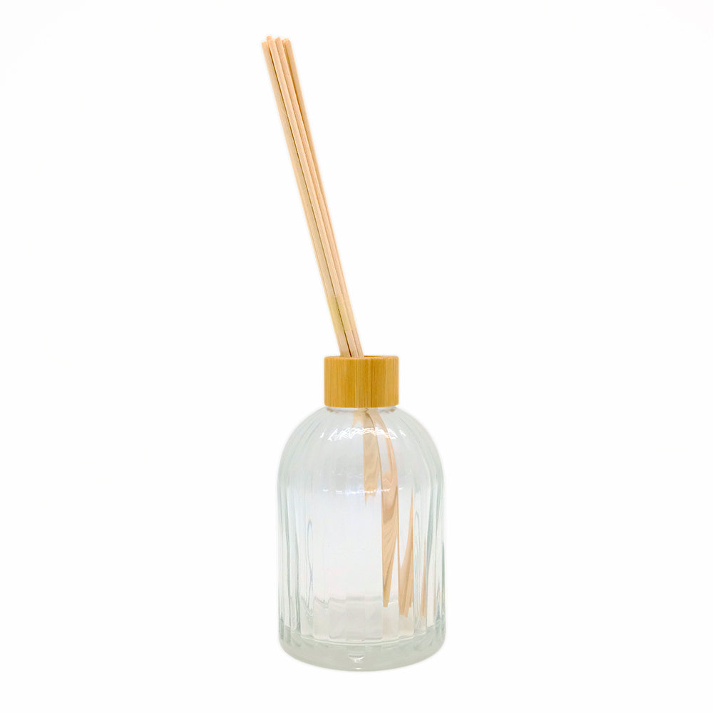 Ribbed Diffuser Bottle w Sticks