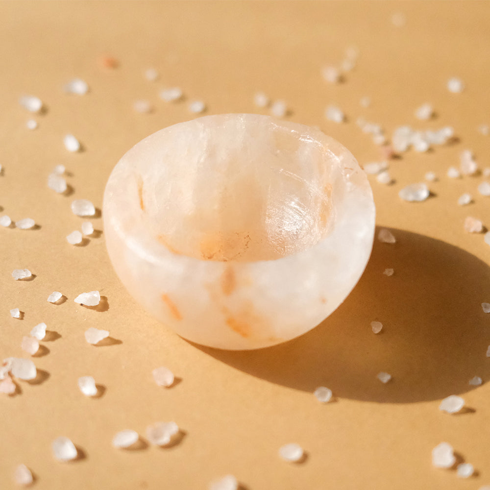 Rock Salt Bowl 2.5" Diameter Salts