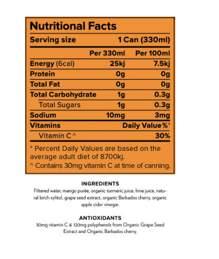 Kreol Antioxidant Infusion Mango Lime 330ml Drinks And Juices