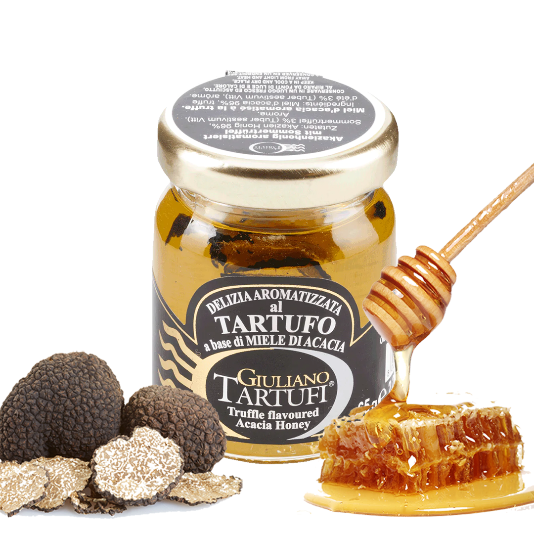 Giuliano Tartufi Acacia Honey Flav With Summer Truffle 65G Sauce And Paste