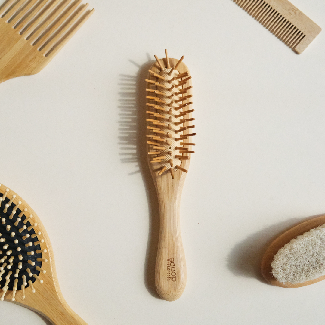 Bamboo Hair Brush 22.4CM Beauty And Bath