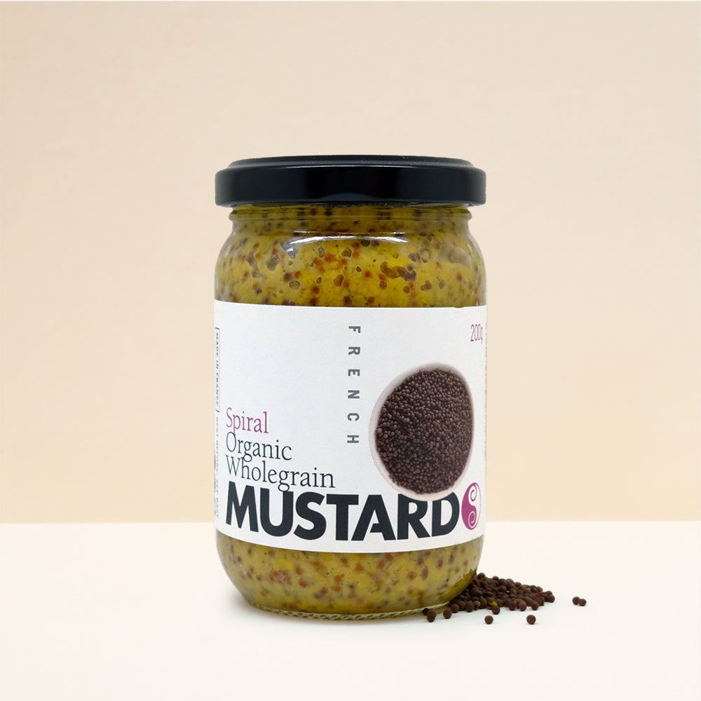 Spiral Organic Wholegrain Mustard 200G