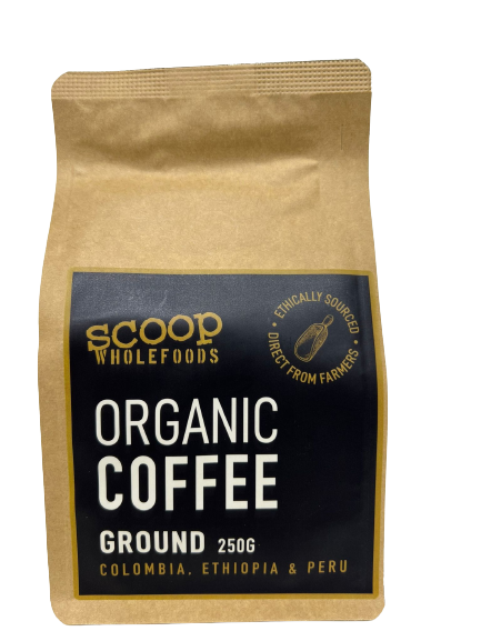 Scoop Coffee Ground 250G Organic